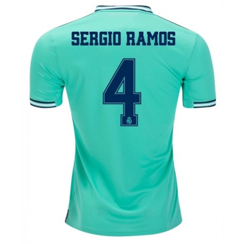 Real Madrid Fodboldtrøjer SERGIO RAMOS 4 3. sæt 2019/20 Kort ærmer Real Madrid Fodboldtrøjer SERGIO RAMOS 4 3. sæt 2019/20 Kort ærmer